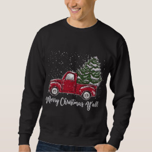 Sudadera Camiones rojos Navidades Feliz Navidad