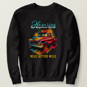 Sudadera Camioneta Clásica Americana
