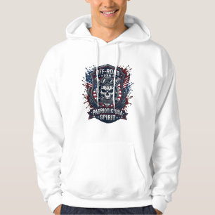 Sudadera Camioneta Monstruo Patriótica 1776 Fuera de Carret