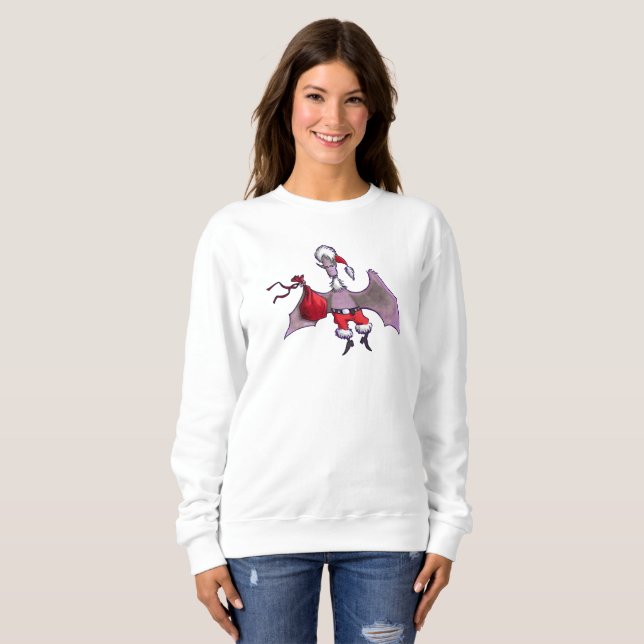 Sudadera Camisas blancas de Santa Bat (Anverso completo)