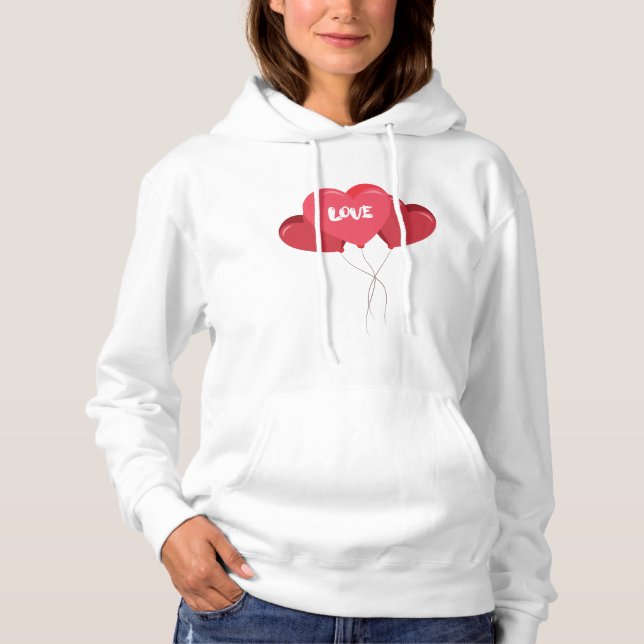 Sudadera Camisas con logo para el diseño del corazón (Anverso)