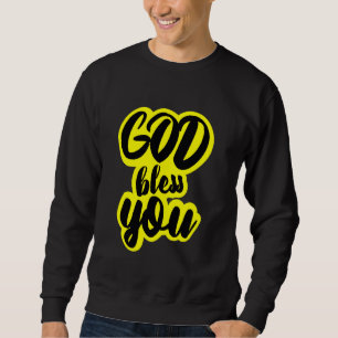 Sudadera Camisas cristianas Dios te bendiga camiseta