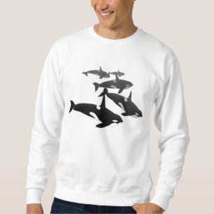 Sudadera Camisas de ballena asesinas masculinas