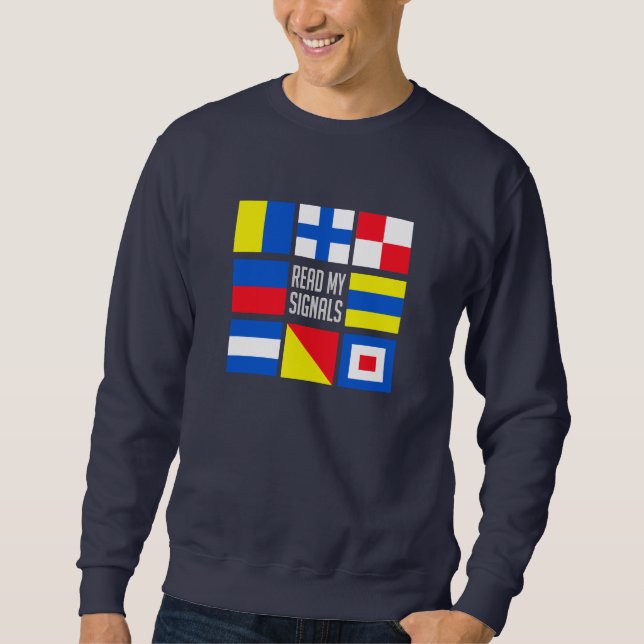 Sudadera Camisas de banderas marítimas - elegir estilo y co (Anverso)