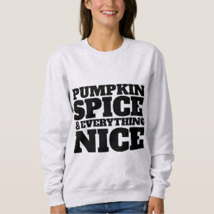 SUDADERA CAMISAS DE ESPECIA DE CALABAZA Y TODO LO BUENO