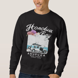 Sudadera Camisas de Honolua Bay Maui Surf Van Vintage Hawai