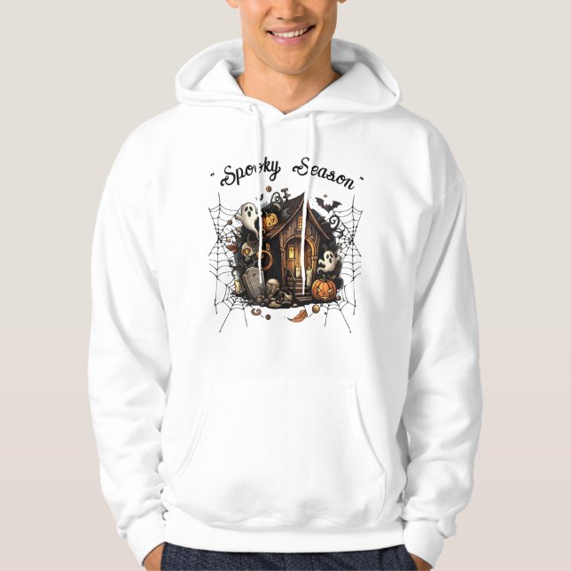 Sudadera Camisas de la temporada de 👻 espeluznante Hoodie  (Anverso)