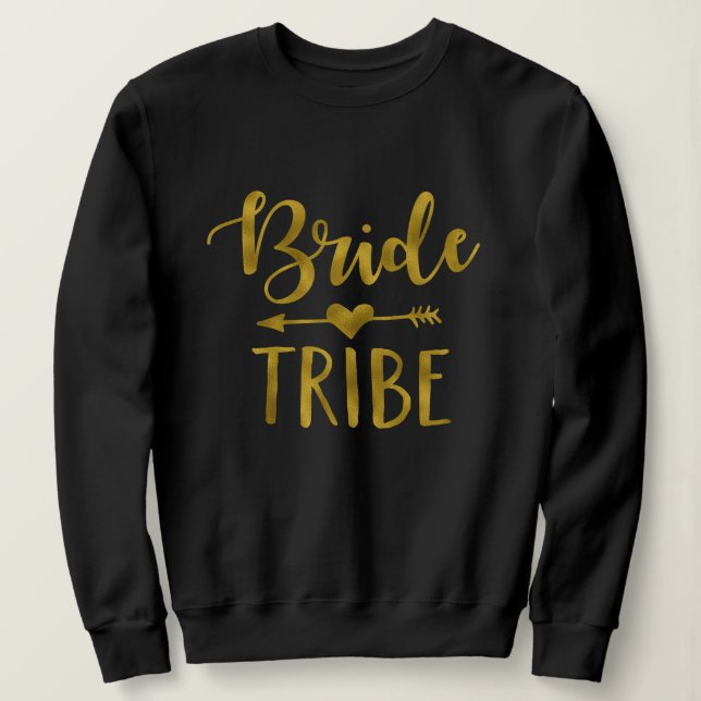 Sudadera Camisas de la Tribu de la Novia Dorada (Anverso del diseño)