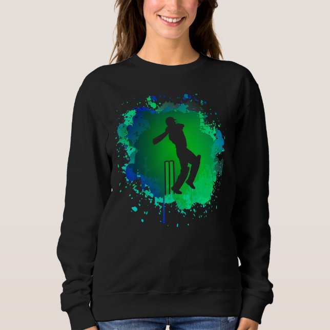 Sudadera Camisas de los bateadores de críquet para los niño (Anverso)
