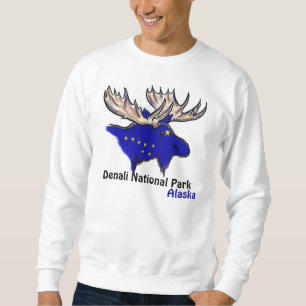 Sudadera Camisas de los hombres de la bandera alaska del Pa