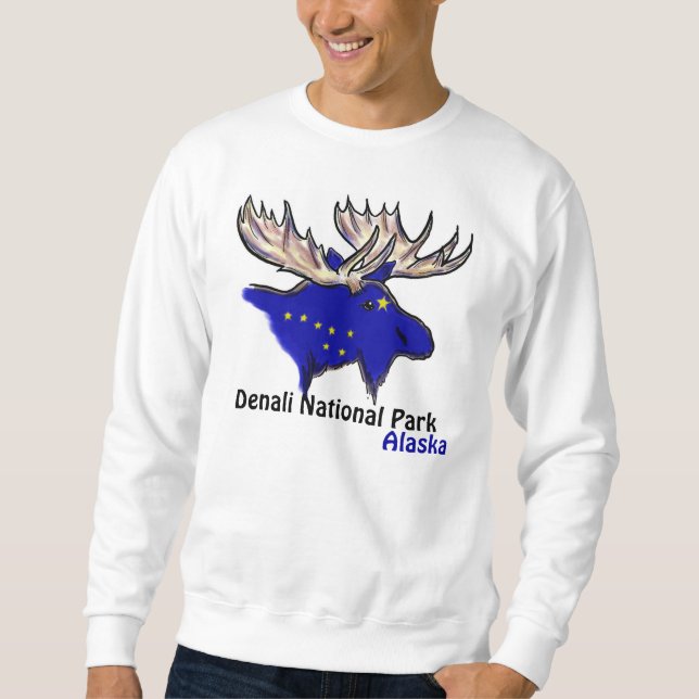 Sudadera Camisas de los hombres de la bandera alaska del Pa (Anverso)