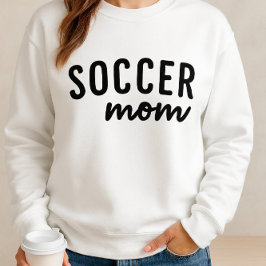 Sudadera Camisas de madres de fútbol - Diseño sencillo de g