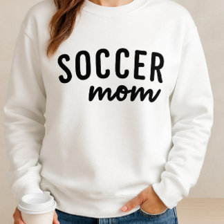 Sudadera Camisas de madres de fútbol - Diseño sencillo de g
