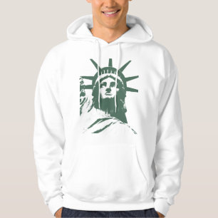 Sudadera Camisas de Nueva York con capucha de la Estatua de