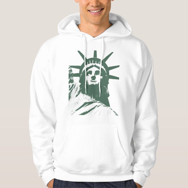 Sudadera Camisas de Nueva York con capucha de la Estatua de (Anverso)