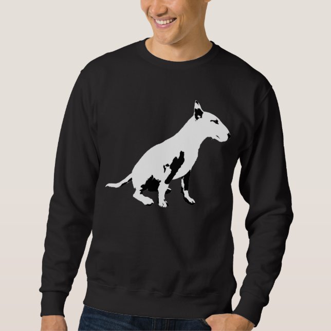 Sudadera Camisas de perro de Bull Terrier Sweatshirt Bull T (Anverso)