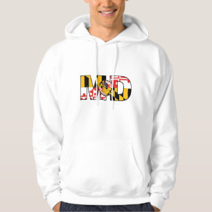 Sudadera Camisas de tiro blanco MD
