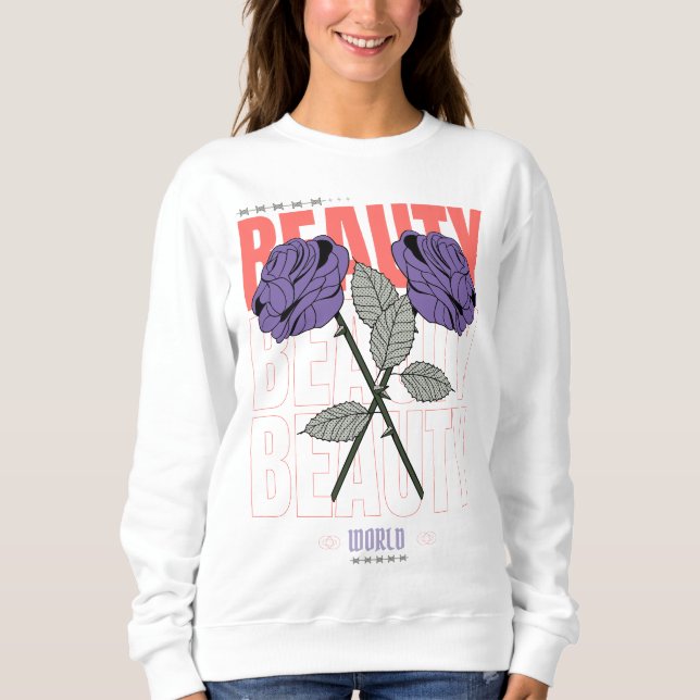 Sudadera Camisas del Mundo de la Belleza - Diseño estético  (Anverso)