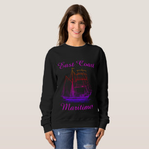 Sudadera Camisas náuticas de la costa este de Maritimer