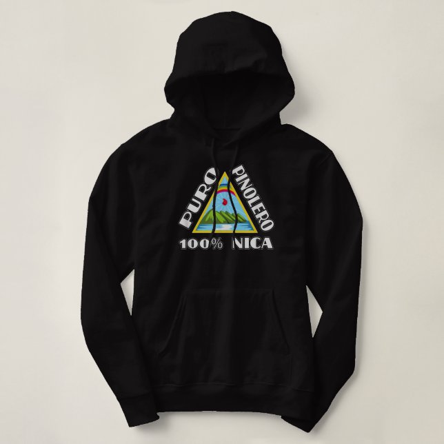 Sudadera Camisas Nicaragua Diseño Puro Pinolero Nicaragua (Diseño del anverso)
