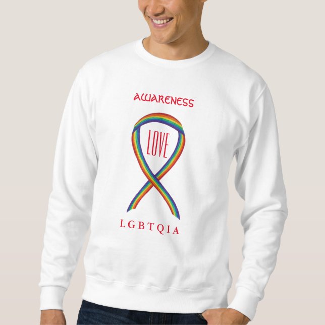 Sudadera Camisas para la toma de conciencia sobre el arcoir (Anverso)