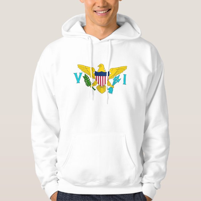 Sudadera Camisas suaves con bandera estadounidense (Anverso)