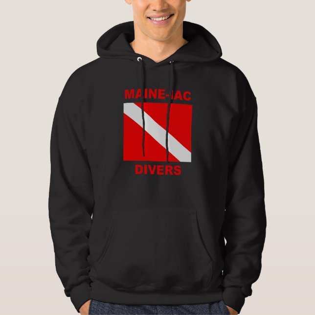 Sudadera Camisas suaves con el logo de la Bandera de Buceo  (Anverso)