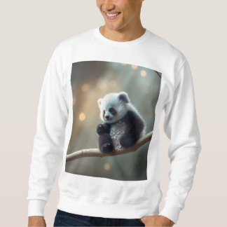 Sudadera "Camisas suaves con panda de bebé adorable en un á