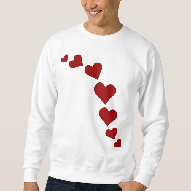 Sudadera Camisas suaves de amor de la dama de honor masculi (Anverso)
