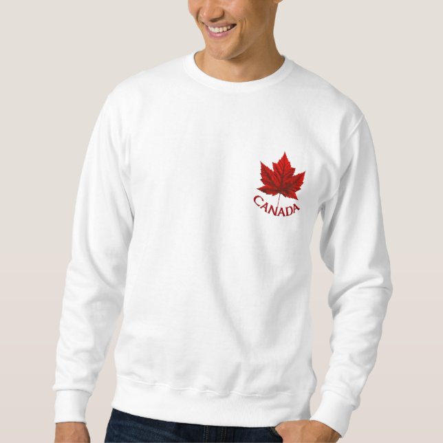 Sudadera Camisas suaves de Canadá Bandera Souvenir Sweatshi (Anverso)