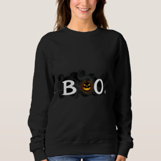 Sudadera Camisas suaves de Halloween - Impresión única "BOO