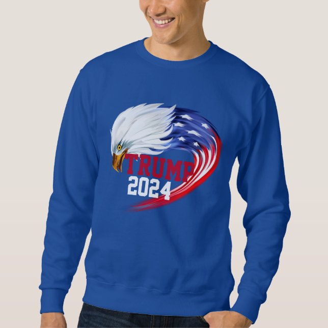 Sudadera Camisas suaves de la American Eagle Trump 2024 (Anverso)
