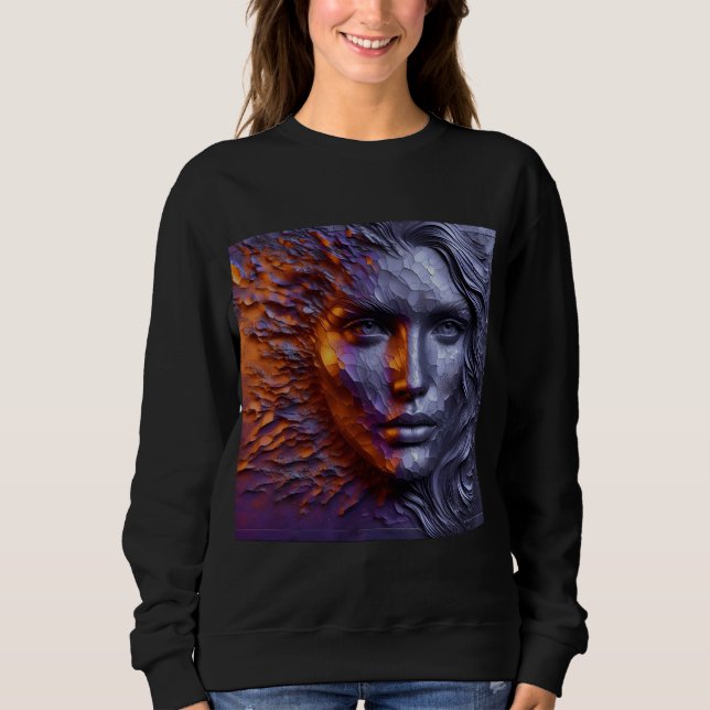 Sudadera Camisas suaves de la mujer expresión de arte 4 (Anverso)