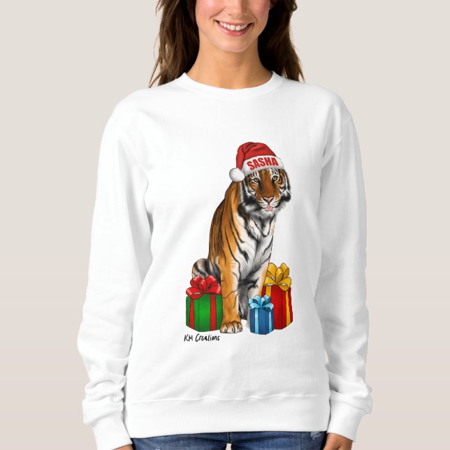 Sudadera Camisas suaves de las fiestas del tigre (Anverso)