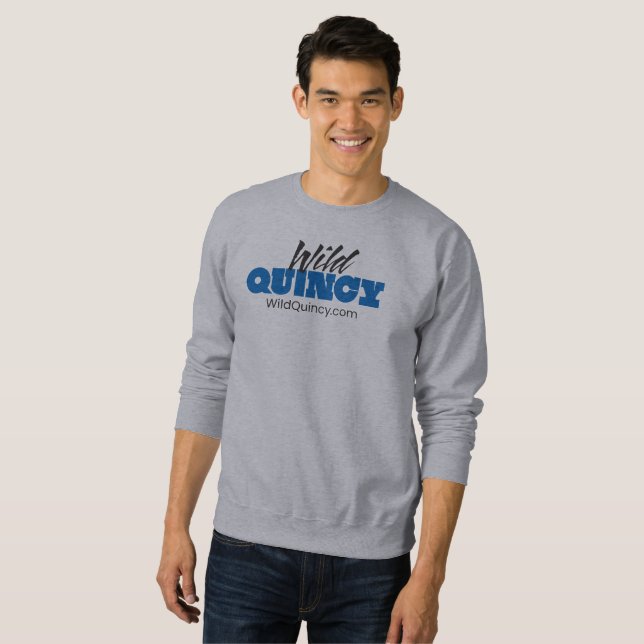 Sudadera Camisas suaves de los hombres de la quincy salvaje (Anverso completo)