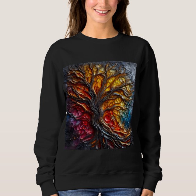 Sudadera Camisas suaves de mujer expresión de arte 10 (Anverso)