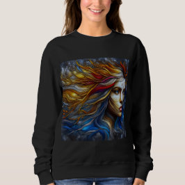 Sudadera Camisas suaves de mujer expresión de arte 17