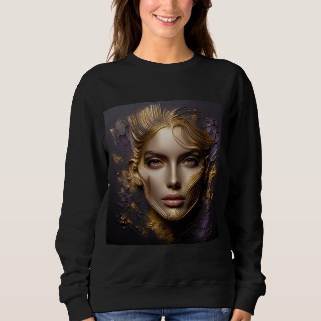 Sudadera Camisas suaves de mujer expresión de arte 19 (Anverso)