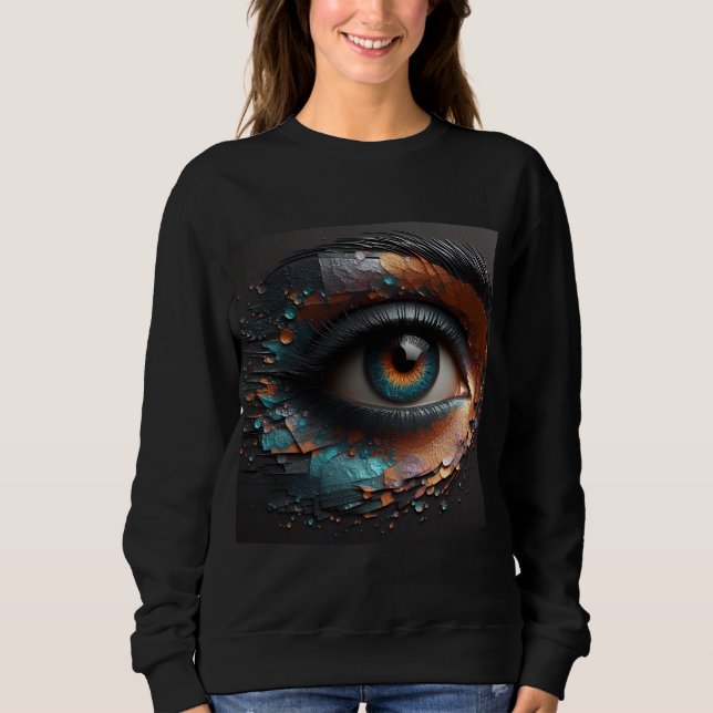 Sudadera Camisas suaves de mujer expresión de arte 20 (Anverso)