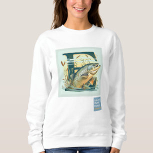 Sudadera Camisas suaves de salmón para mujeres de Marshian