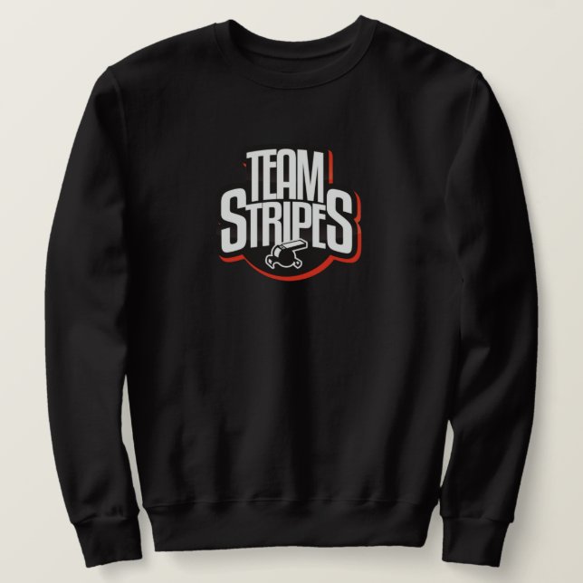 Sudadera Camisas suaves de Team Stripes (Anverso del diseño)