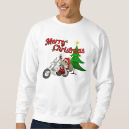 Sudadera Camisas suaves del Biker Santa Navidades