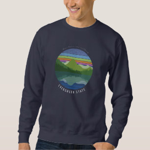 Sudadera Camisas suaves del estado de Evergreen