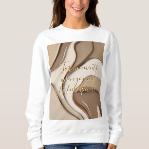 Sudadera Camisas suaves en un gráfico abstracto elegante