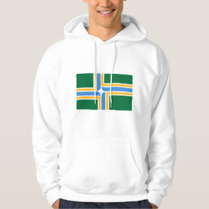 Sudadera Camisas suaves encapuchadas con bandera de Portlan