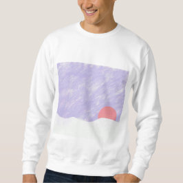 Sudadera Camisas suaves masculinas con la escena del atarde