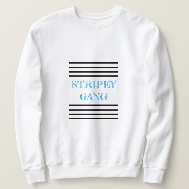 Sudadera Camisas sucias Stripey Gang (Anverso del diseño)