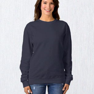 Sudadera Camisas sudaderas/Personalizar azul de la Marina d
