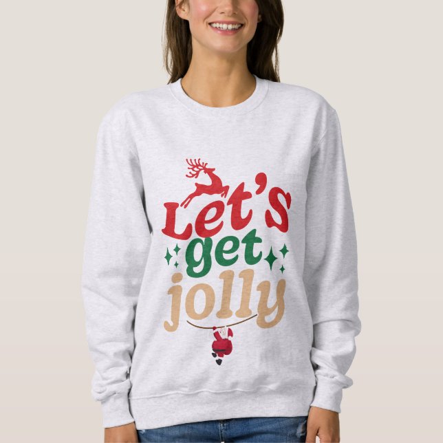 Sudadera Camisas sudoradas - Navidades Jolly (Anverso)
