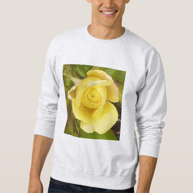 Sudadera Camisas sudorosas amarillas (Anverso)